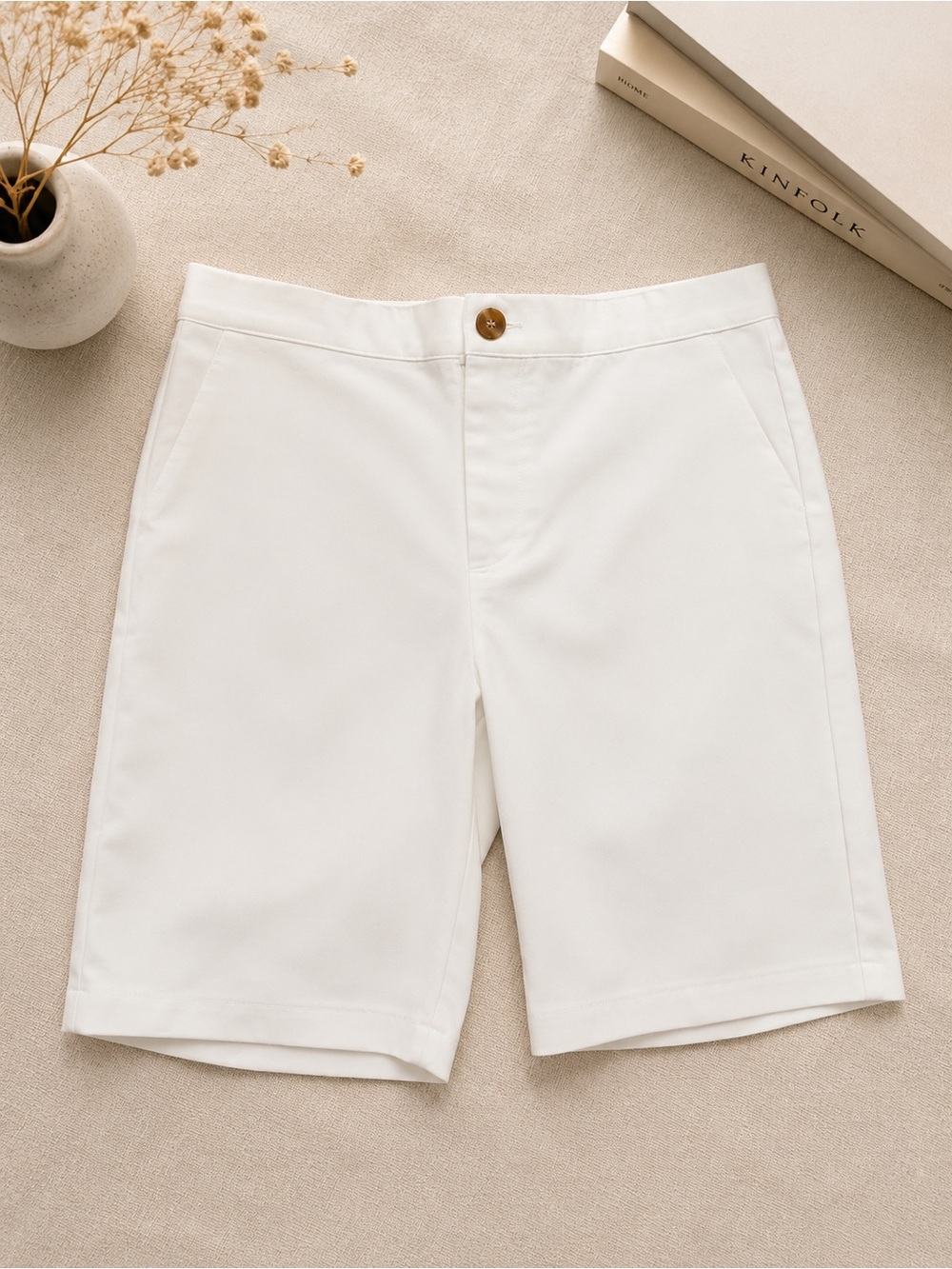 Crosby White Bermuda Shorts – Size L | Classic Summer Style
